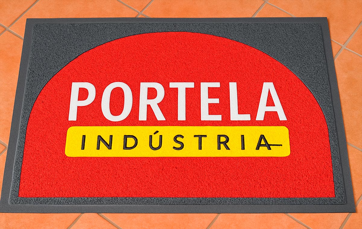 Tapete personalizado com logotipo