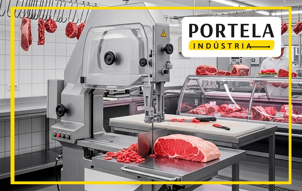 Manutenção serra fita açougue